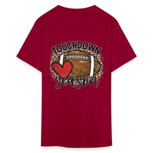 Load image into Gallery viewer, Leopard Print Touchdown Season - dark red
