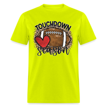 Load image into Gallery viewer, Leopard Print Touchdown Season - safety green
