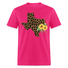 Load image into Gallery viewer, Leopard Texas Tee - fuchsia
