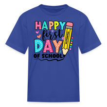 Load image into Gallery viewer, Kids&#39; T-Shirt back to school - royal blue
