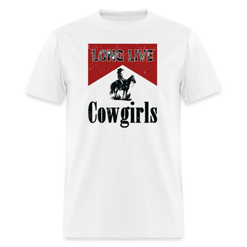 Long Live Cowgirls - white