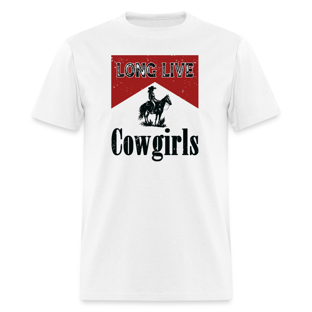 Long Live Cowgirls - white