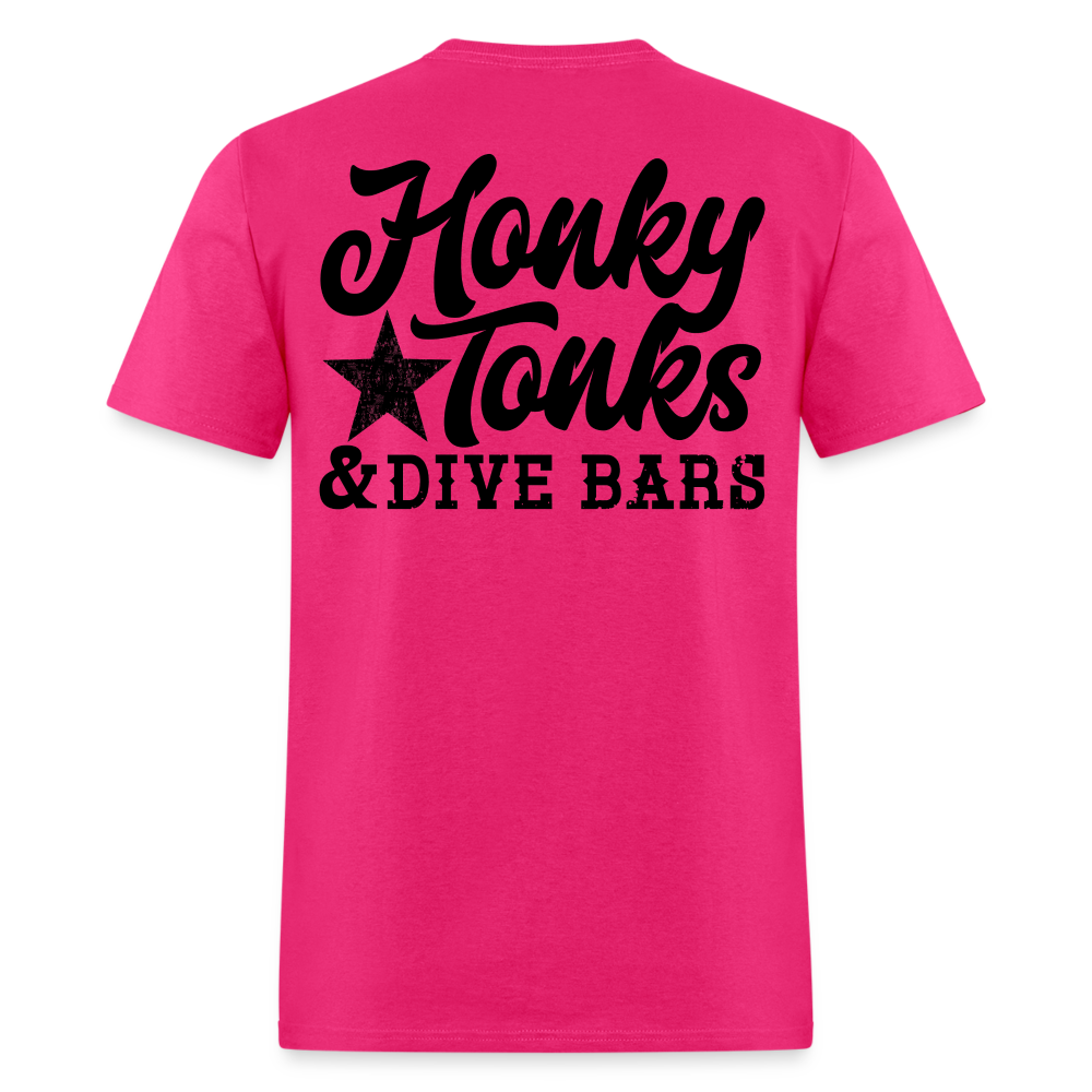 Honky Tonk and Dive Bars - fuchsia