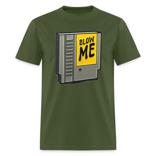 Nintendo Blow Me - military green