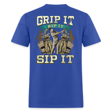 Load image into Gallery viewer, Grip it Rip it Sip it - royal blue
