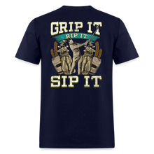 Load image into Gallery viewer, Grip it Rip it Sip it - navy
