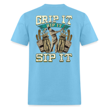 Load image into Gallery viewer, Grip it Rip it Sip it - aquatic blue
