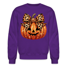 Load image into Gallery viewer, Pumpkin Leopard Bow - purple
