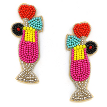 Load image into Gallery viewer, Daiquiri Beaded Earrings
