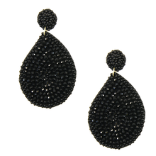 Load image into Gallery viewer, Solid Color Beaded Earrings
