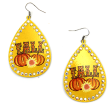 Load image into Gallery viewer, Metal Fall Earrings
