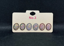 Load image into Gallery viewer, 3 Pack Rhinestone Earrings
