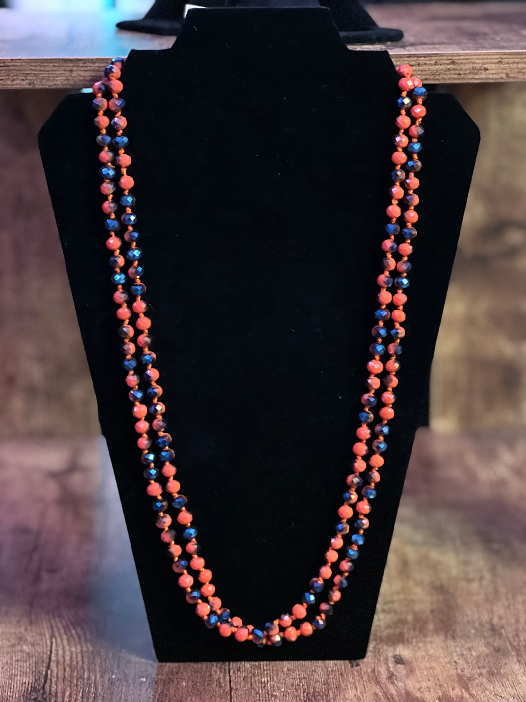 Orange and Blue necklace