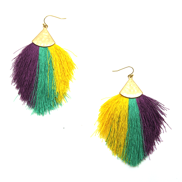 Mardi Gras Earrings