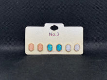 Load image into Gallery viewer, 3 Pack Druzy Stud
