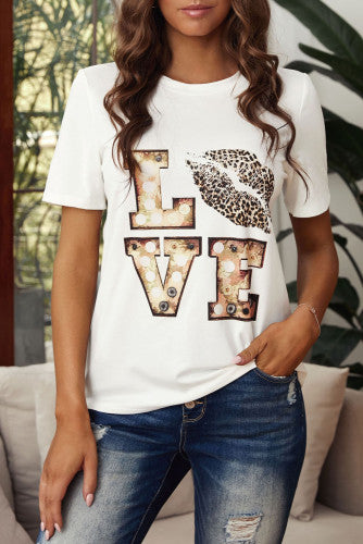 L*O*V*E tshirt white